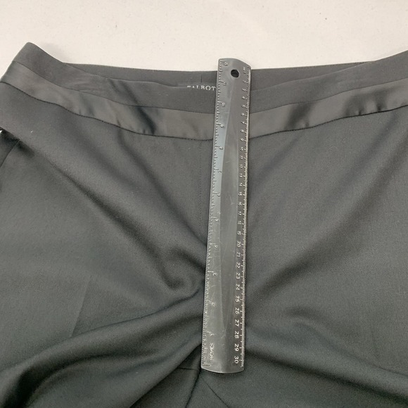 Talbots Heritage  Black Trouser Pants Wool Blend  14P Straight Capsule Classic - Picture 13 of 13
